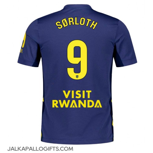 Atletico Madrid Alexander Sorloth #9 Vieraspaita 2025-26 Lyhythihainen